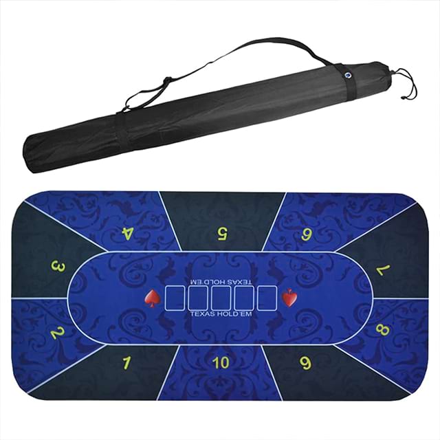 Wasserdichte 70 x 35 Zoll Texas Hold'em Pokermatte f&uuml;r den Tisch
