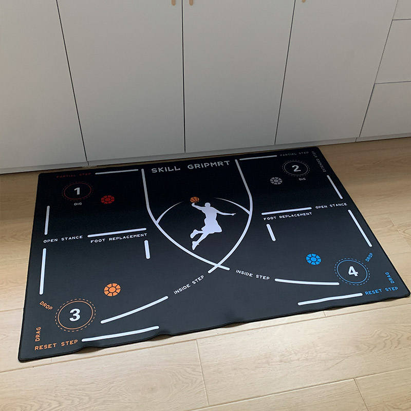 Op maat gemaakte sportmatten Geluiddichte antislip sport Professionele mute basketbaltrainingsmatten voor volwassenen en kinderen