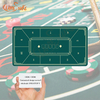 Benutzerdefinierte 180 * 90 * 0,2 cm moderne, wasserdichte Texas Hold'em Poker-Tischmatte, rutschfeste Gummi-Casino-Spielfl&auml;che